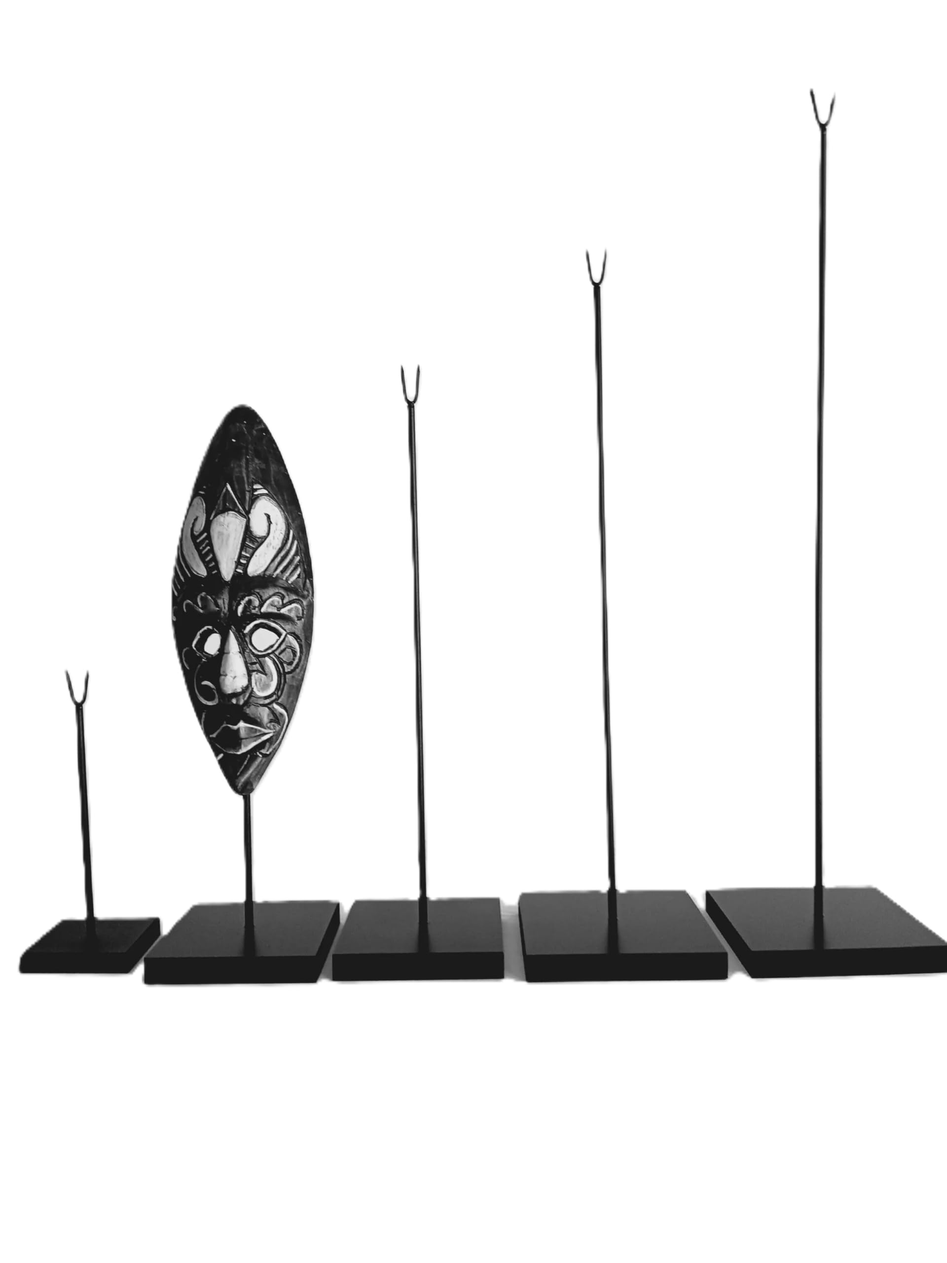 Display, stand, wooden mask base, several heights to choose from: 20, 32, 42, 52, 62 cm. (32 cm)