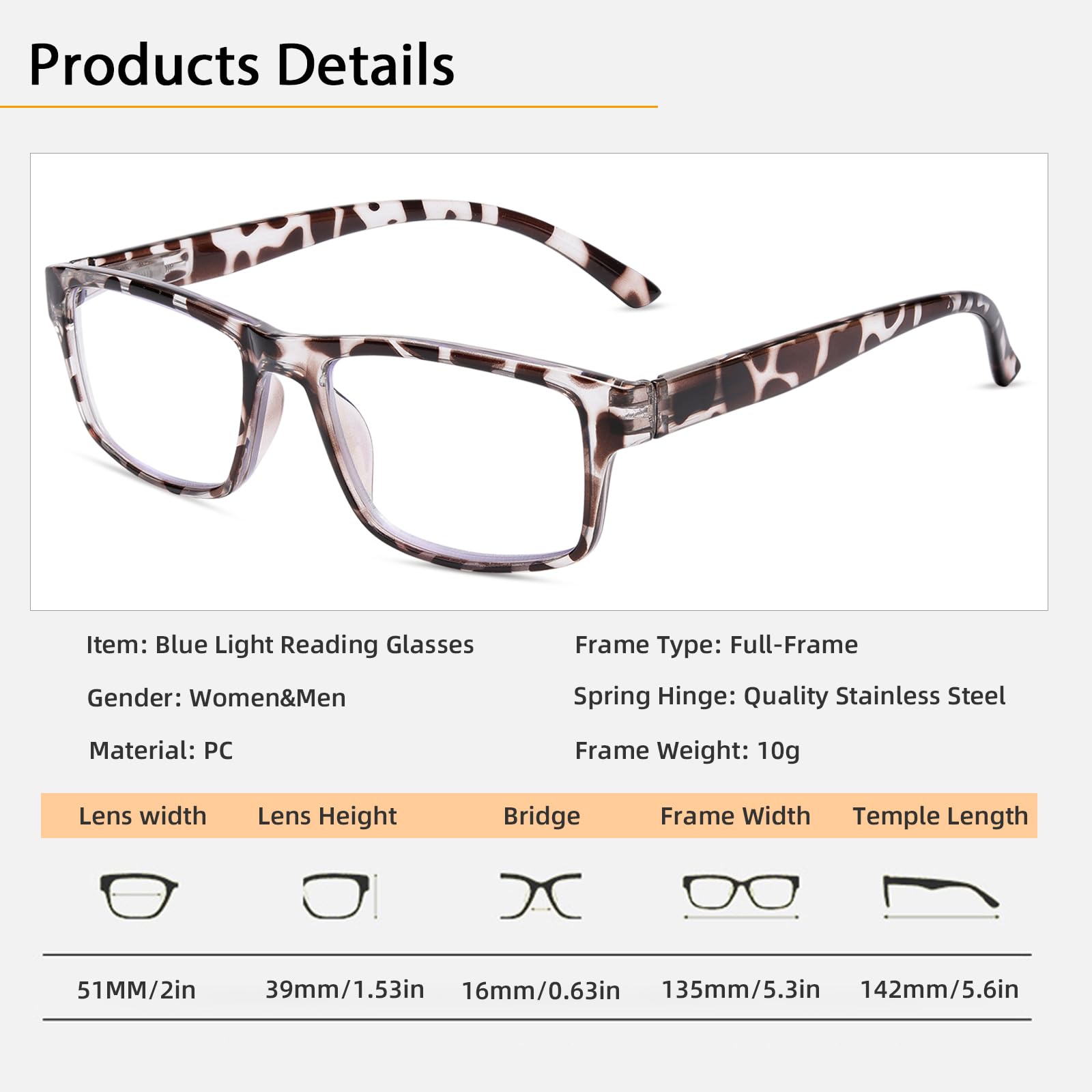 Kitchasy 2 Pack Reading Glasses, Leopard Frames Blue Light Blocking Readers,Filter UV Ray/Glare Computer Reading Glasses, Lightweight Spring Hinges Eyeglasses for Women Men(2-pack Leopard,2.75)