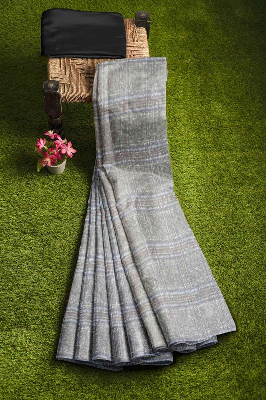 COTTAGECOTTAGE Tweed Fabric Unrivaled Quality, Super Comfort, and Enduring Style | Elevate Your Creations with Timeless Elegance in Checkered Pattern (Multicolor_ 147.32x147.32x5 cm)