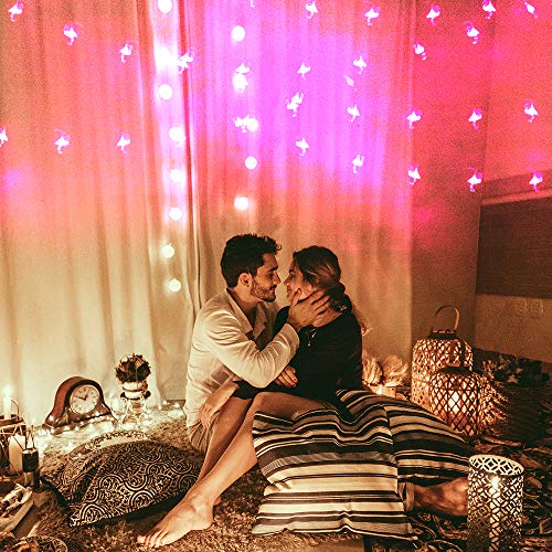 Enshui Battery String Lights Crystal Flamingo Lights, 10Ft 20 Led Battery Powered Fairy Lights String, Indoor/Outdoor Patio Garden Party Girls Room Christmas Decoration (Flamingo Pink) #TOP1