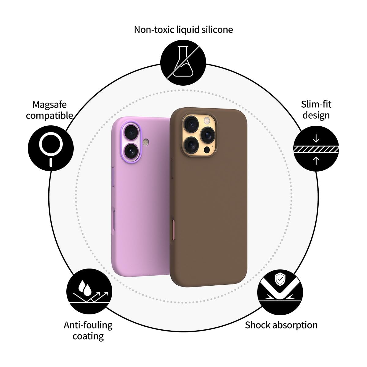 Amazon.co.jp: 【araree】 iPhone 16 Pro 対応 ケース MagSafe 対応