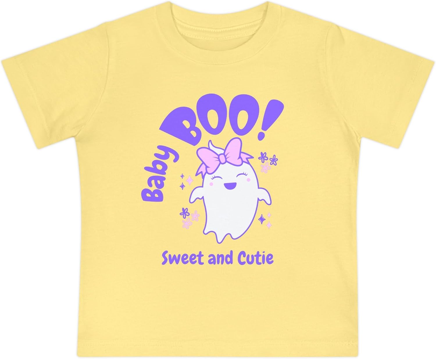 Baby Boo! Sweet and Cutie Baby T Shirt, Toddler Ghost Baby