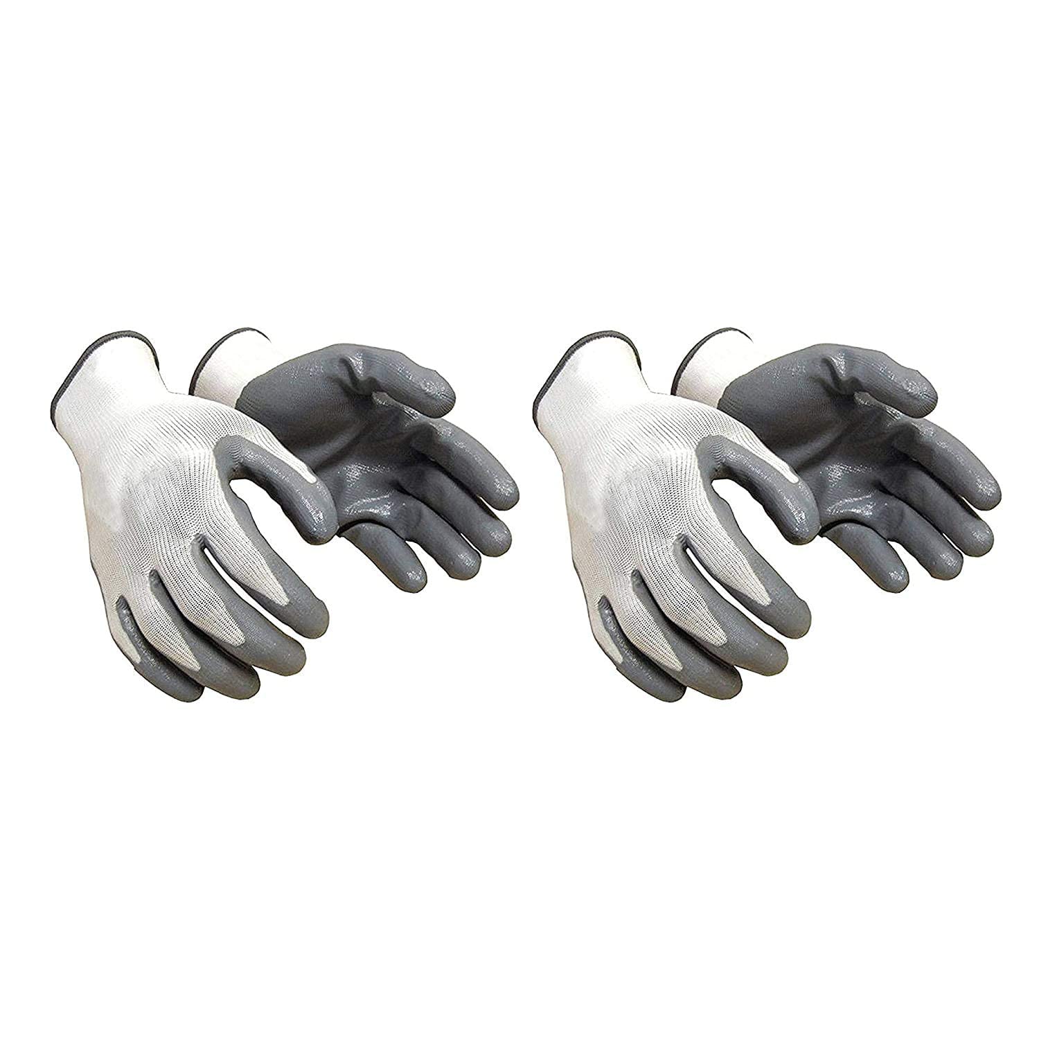 Navya Agriallied Cut Protection Garden Safety Gloves, Thorn, Cut, Puncture Proof Excellent Grip Coating, Domestic Hand Gloves (White & Grey OR White & Blue) - Pair of 2 (B0BTYN71BF) Amazon Price History, Amazon Price Tracker