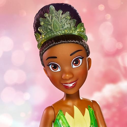 Miniatura 5 de Disney Princess Royal Shimmer Tiana - Muñeca de moda con falda y accesorios, juguete para niños a partir de 3 años