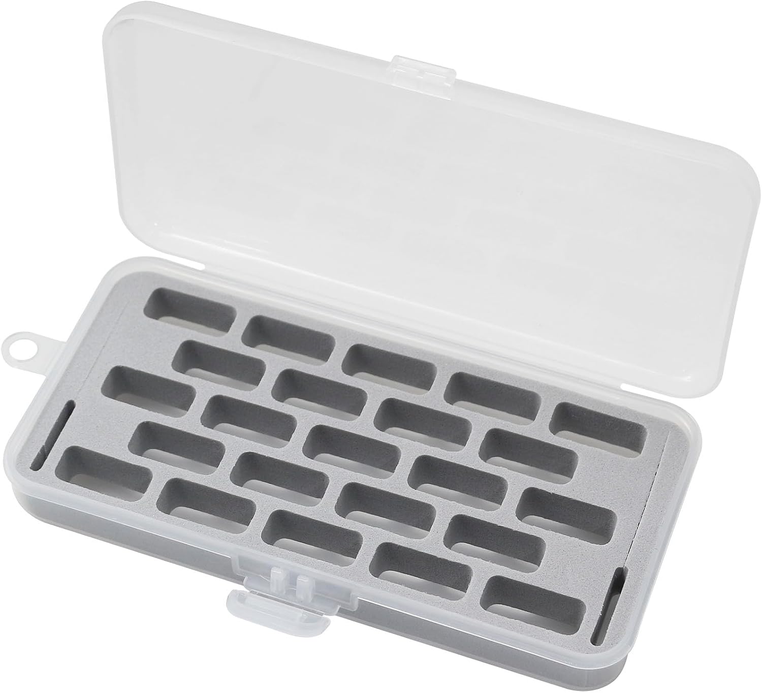 Bobbin Case for Bernina New 7 and 8 Series Jumbo Bobbin Storage Case and Saver Holds 23 Bobbins Box Organizer (Grey)