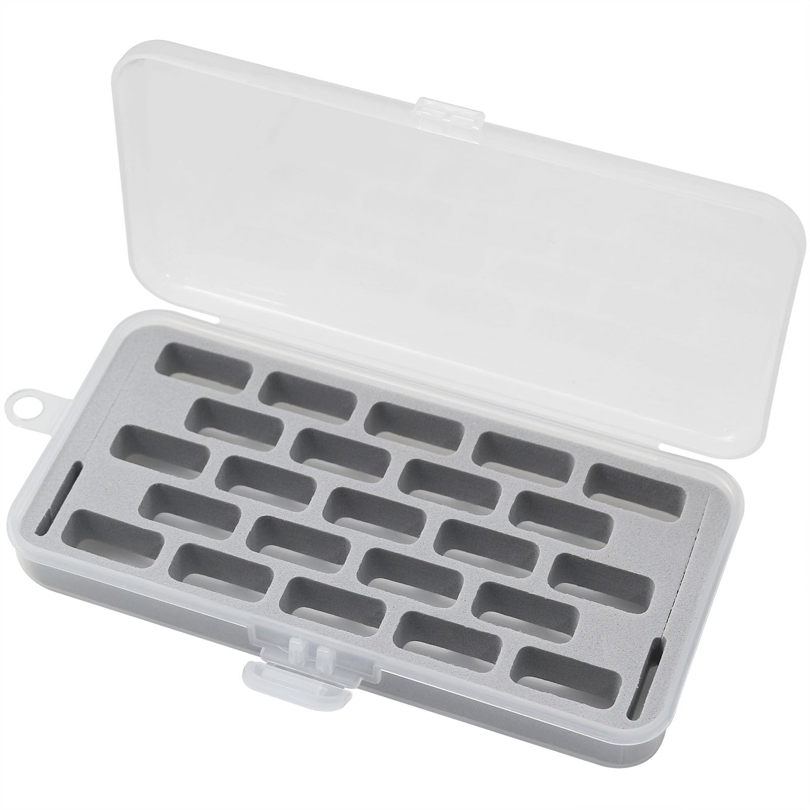 Bobbin Case for Bernina New 7 and 8 Series Jumbo Bobbin Storage Case and Saver Holds 23 Bobbins Box Organizer (Grey)