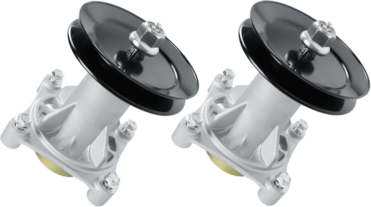 Aeagle 187292 Spindle Assembly with 197473 Pulley Replaces 532192870 532187292 Fits for Husqvarna YTH22V46 YTH24V48 YTH18K46 Craftsman 42" 46" YT3000 YT4000 (2 Pack)