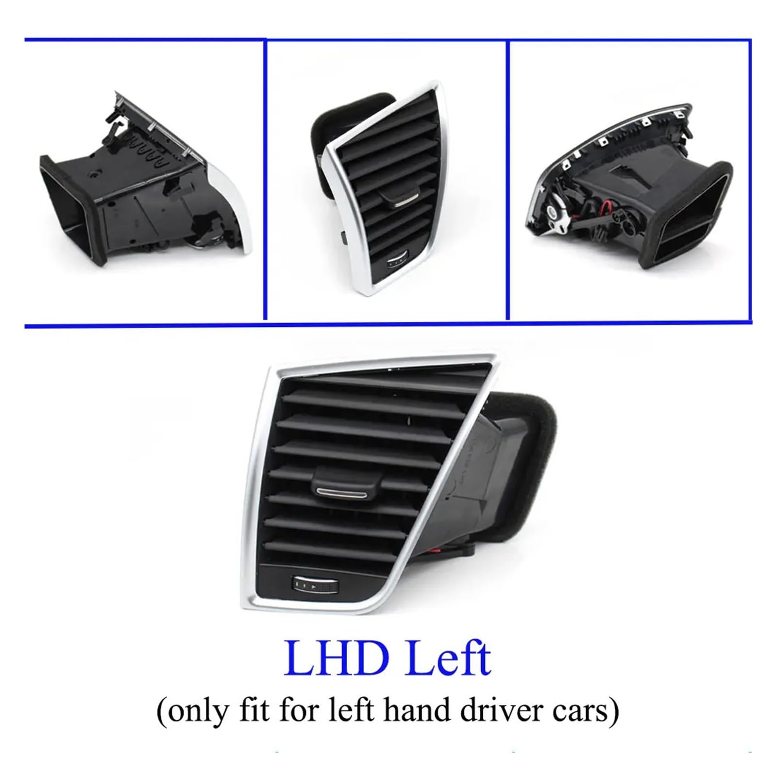 Bocchetta Aria Condizionata Per Q5 2009 2010 2011-2018 LHD Cruscotto Anteriore Centro Sinistra Destra AC Air Vent Griglia Uscita Assemblea Ricambio 8R1820901 8R1820951 Auto Presa D'Aria(-LHD 3PCS)