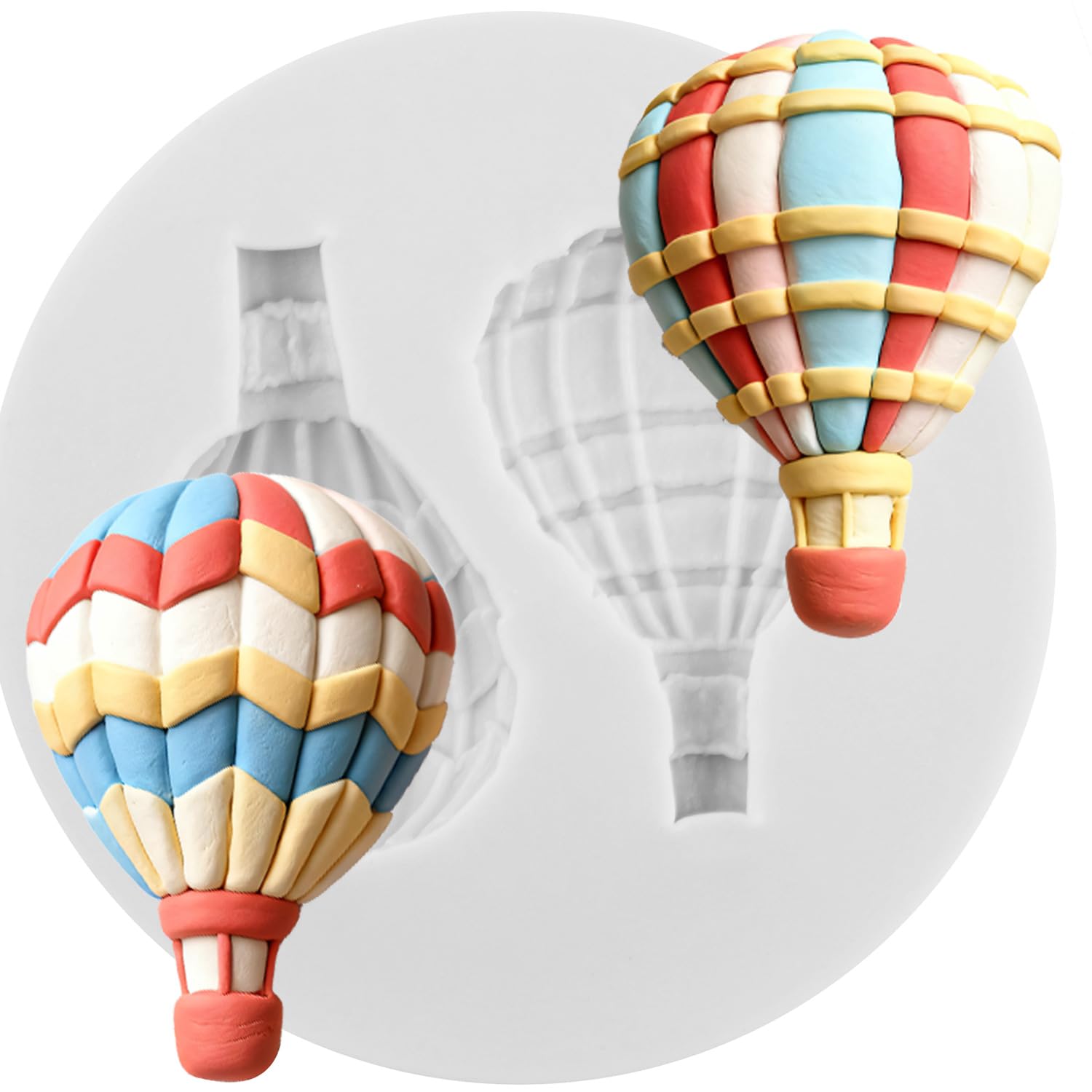 Sijiangmold Hot Air Balloon Silicone Fondant Moulds Hot Air Balloon Mould