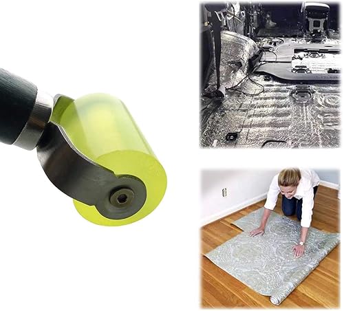 Miniatura 4 de Aplicación de filtro de ruido de amortiguador de sonido de automóvil con rodillo de costura de goma, aplicación de papel tapiz de alfombrilla