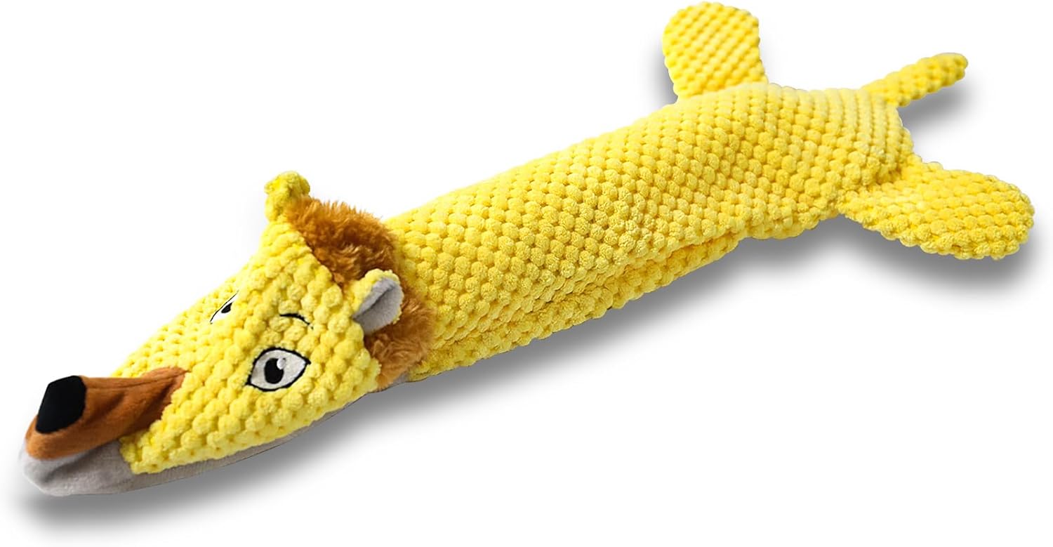 Juguete para Perros Squeaky de Peluche Sin Relleno con Botella