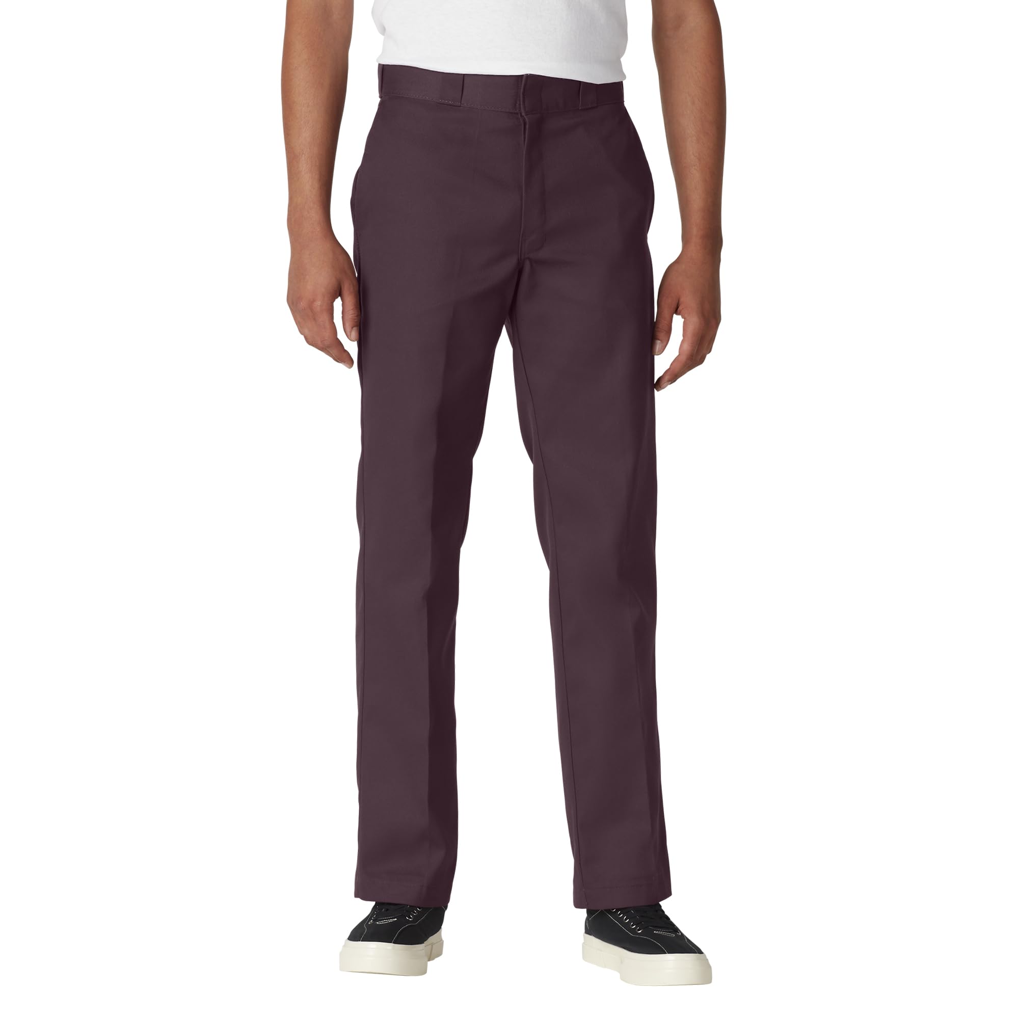 Dickies Men's Original 874 Work Pants Business Casual, Maroon, 38W x 30L