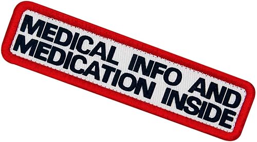 Miniatura 4 de TailWag Planet Chalecoarneses bordados con parche para perros de servicio interno y emblema de gancho y bucle, rojo