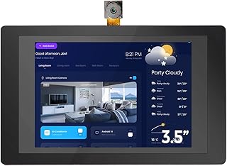 ESP32 Terminal 3.5 inch Touch Display with OV2640 Camera SPI TFT Capacitive Touch Screen Monitor Compatible with LVGL for Smart Home Assistant IoT Projects