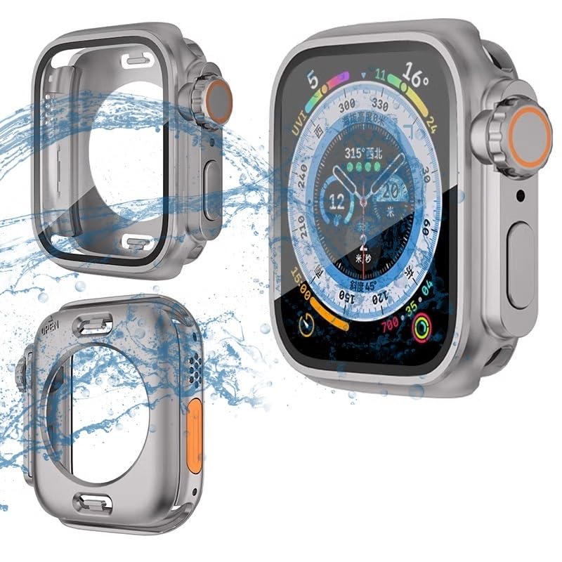 Coque Apple Watch 45 mm pare-chocs iWatch 8 7 6 protection écran