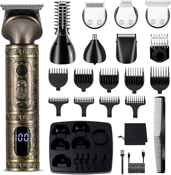 Scttomon Beard Trimmer Kit Professional Hair Clipper