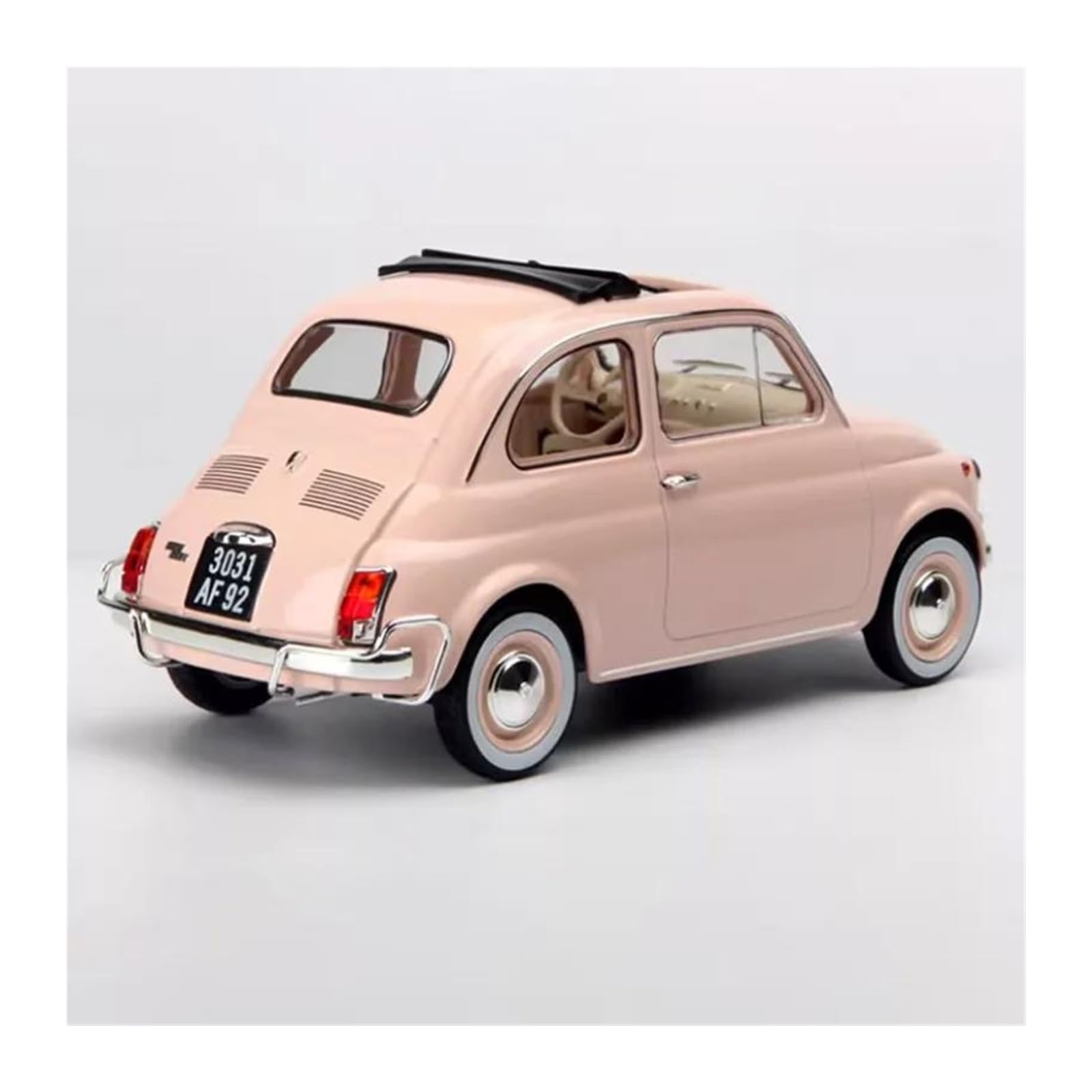 1 18 per la collezione di modelli auto in metallo pressofuso 500L del 1968 espositore da tavolo statico per souvenir