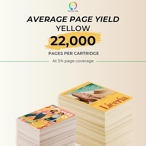 Miniatura 3 de TCT Cartucho de tóner de repuesto prémium compatible para impresoras Lexmark C950 C950X2YG, color amarillo, alto rendimiento, funciona con