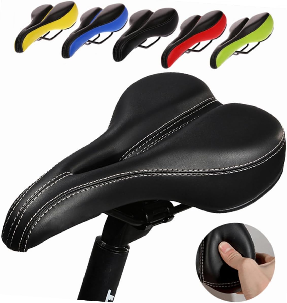 1pc Fixie Bike Drawstring Bags Unicorn Bike Pad Bike Saddle Leather Bike Off Road Accessories Watermelon