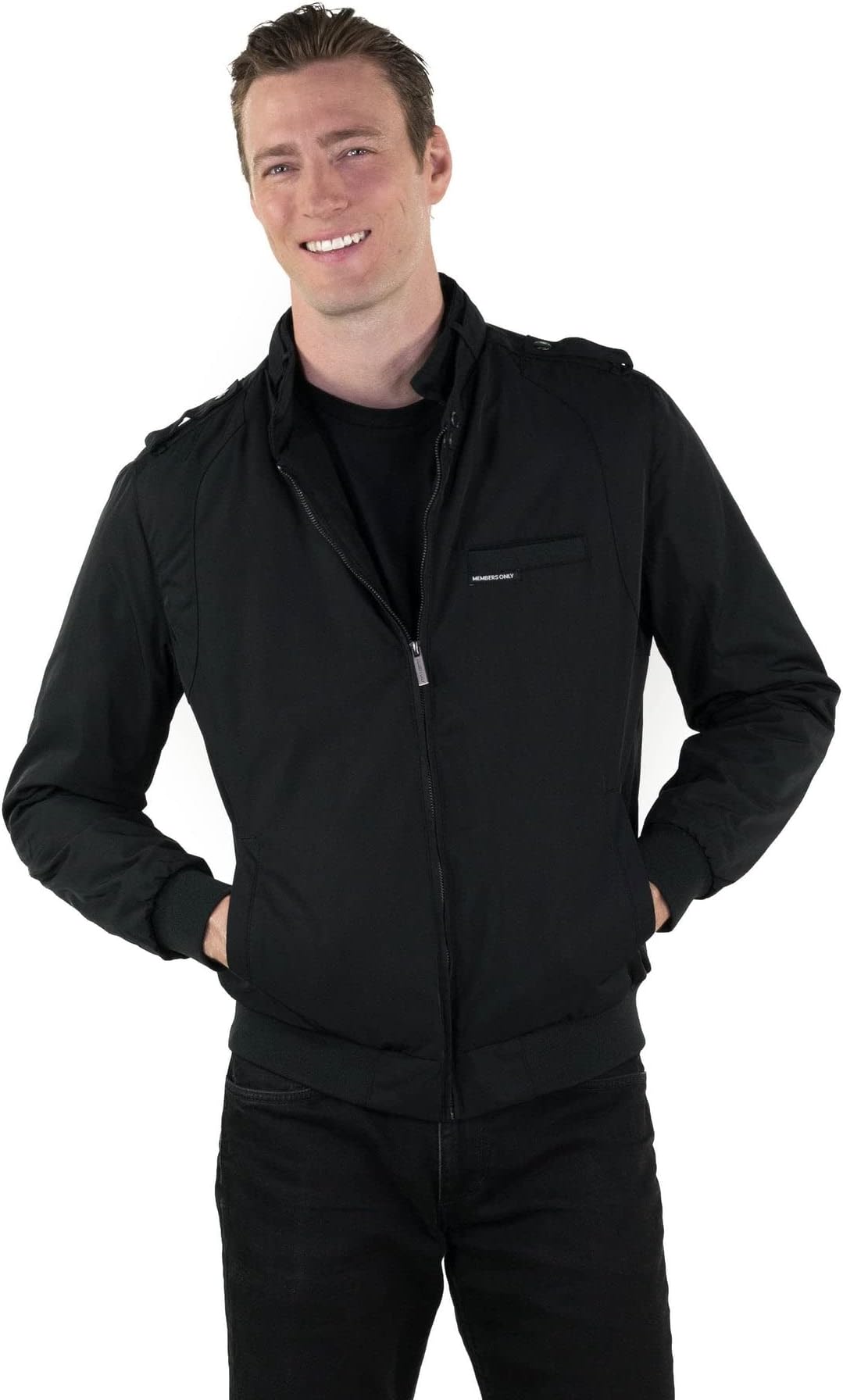 Men's Iconic Racer Quilted Lining Jacket |Slim Fit|