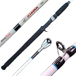 Vara Shark para Carretilha Inteiriça Maciça Ação Rápida 25lb 1.68m