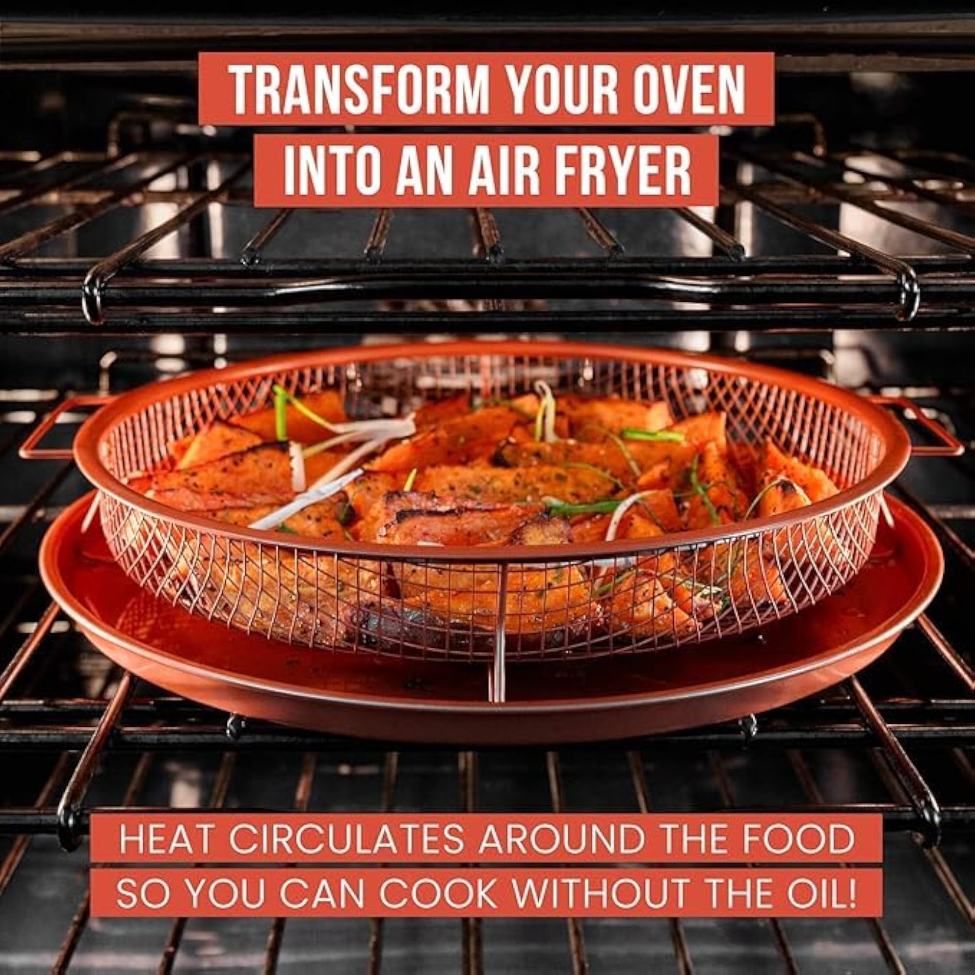Round Shape Kitchen Deep-Fried Food Drain Basin