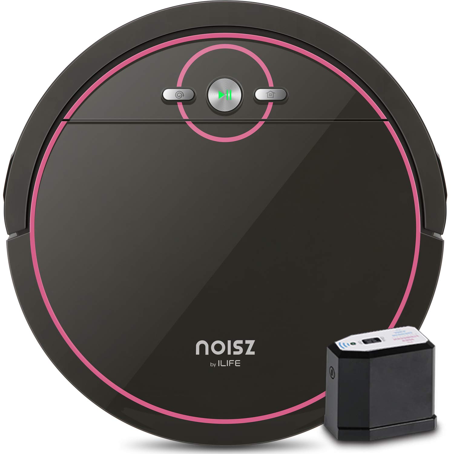 NOISZ ILIFE S5 Robot Vacuum Cleaner, ElectroWall, Tangle-Free Suction Port, Quiet, Automatic Self-Charging, Ideal for Pet ...
