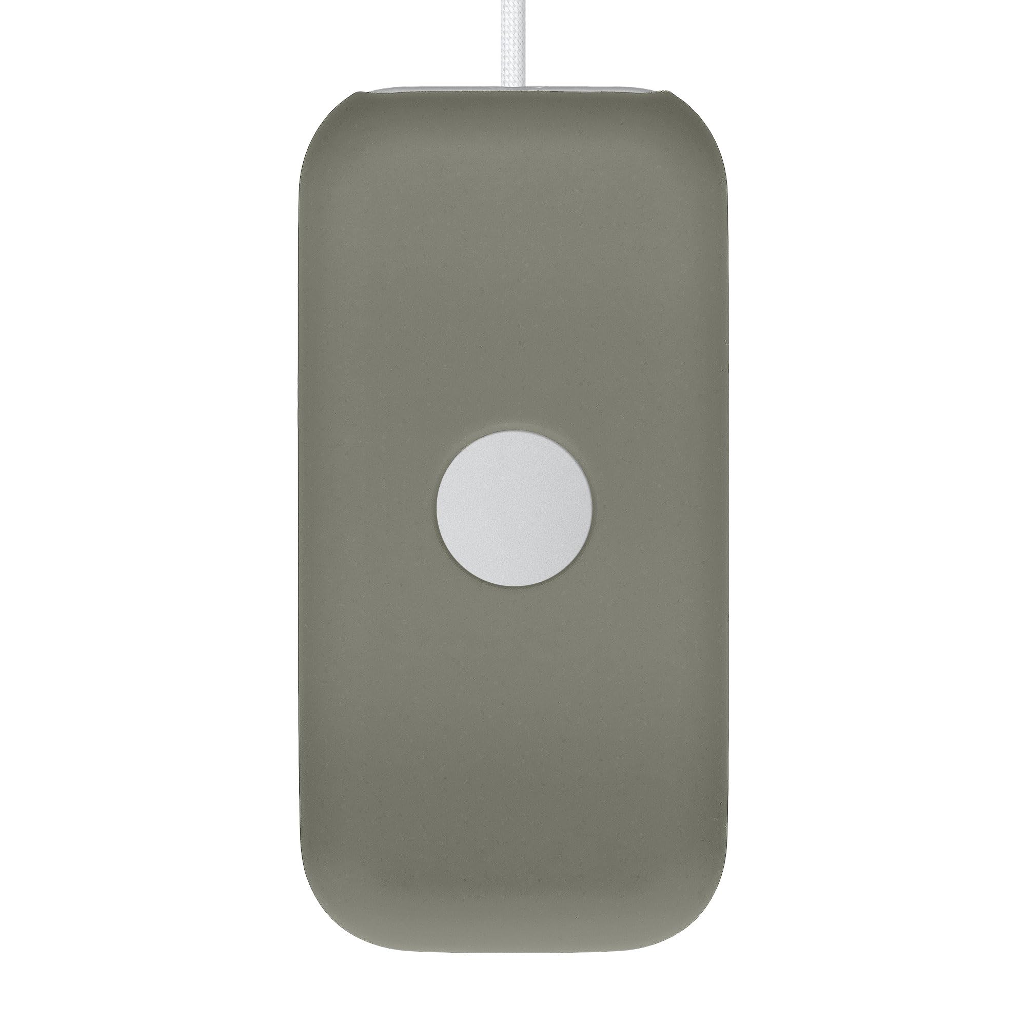 kwmobile Etui kompatybilne z Apple Vision Pro etui na baterie - silikonowy pokrowiec ochronny - szare