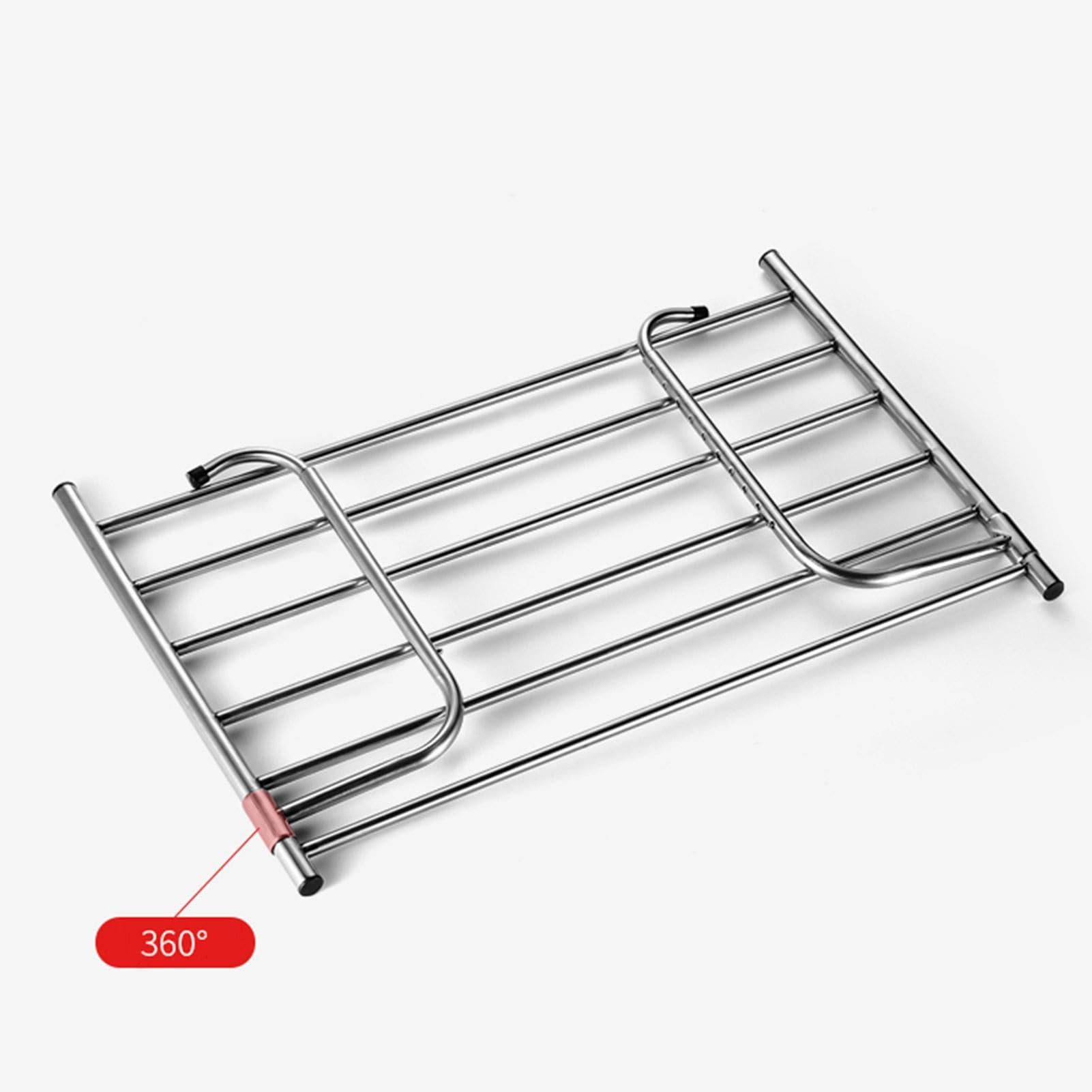 Tendedero de ropa para balcón, perchas, tendedero de ropa, radiador de bar, tendedero con longitud ajustable y diseño telescópico, estante colgante para balcón, dormitorio, terraza