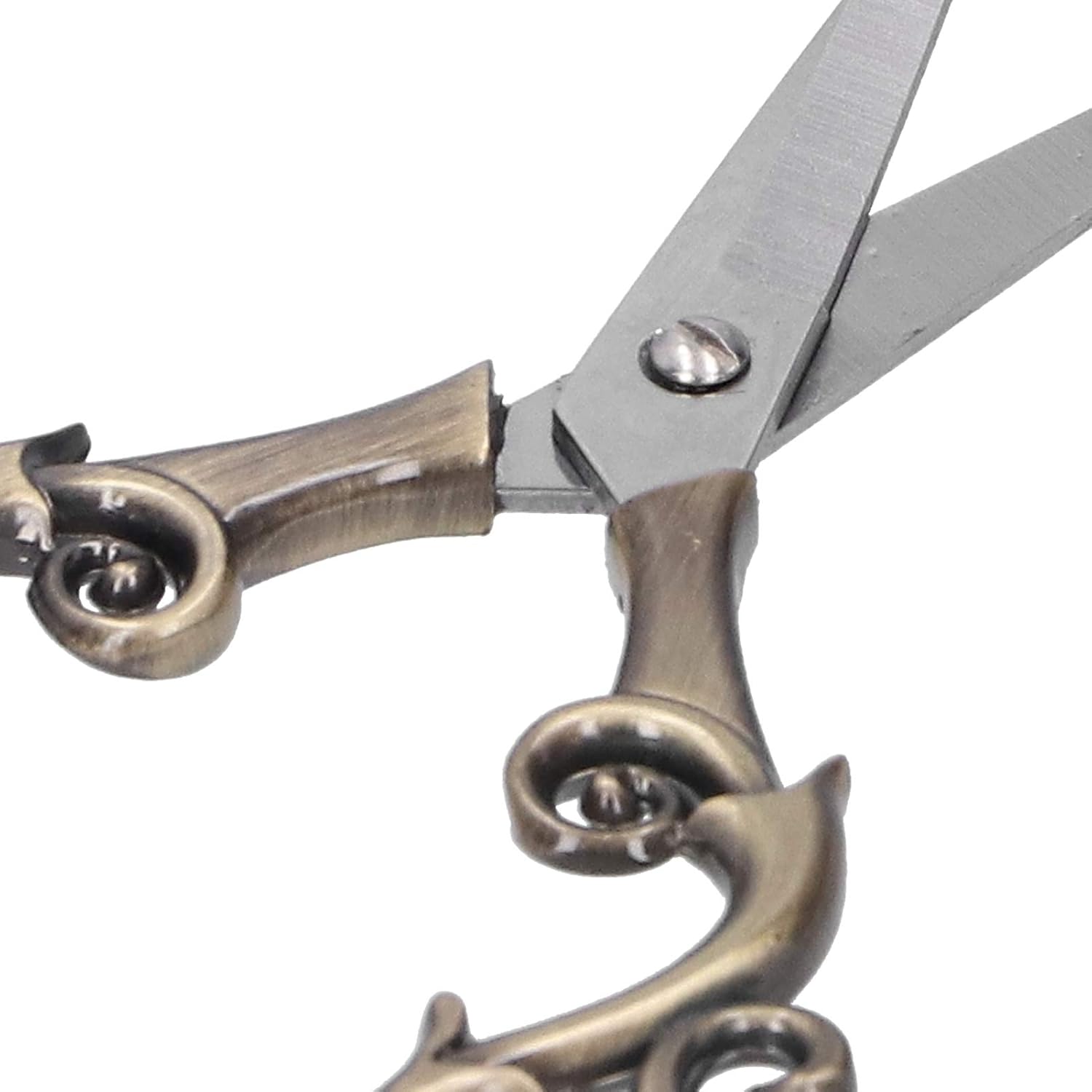 Embroidery Scissors, Retro Stainless Steel, Sewing Scissors, Ergonomic Handle for Precise Beauty Trimming, 5.5 x 11cm Bronze Size, for Sewing Projects, Embroidery Work, Craft Makin