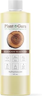 Mahogany Teakwood Fragrance Oil 8 fl. oz. Scented Oil for DIY Soap Making, Candles, Bath Bombs, Body Butters. Used In Aromatherapy Diffusers, Burners and Warmers. Great Addition To Lotions and Creams.