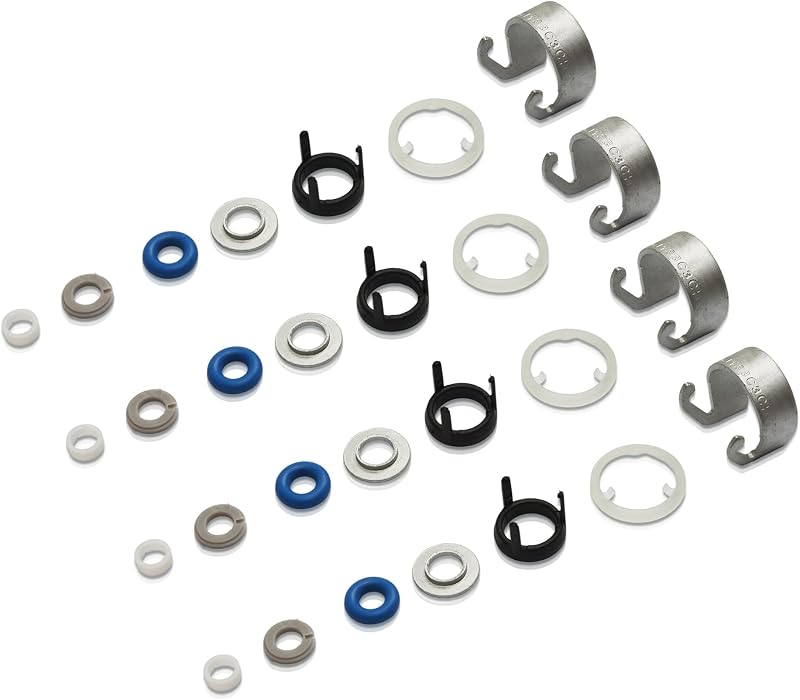 Kit de reparo de vedação dos injetores de combustível Sprwinautummer 06H998907A para Audi e VW – 4 unidades