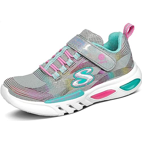 Skechers Unisex-Child Glow-Brites Sneaker