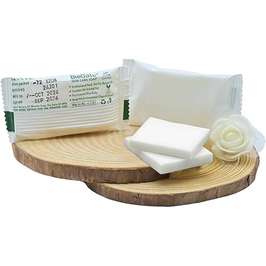 BioGate Hotel Soaps 50 Pack - Invigorating 12g