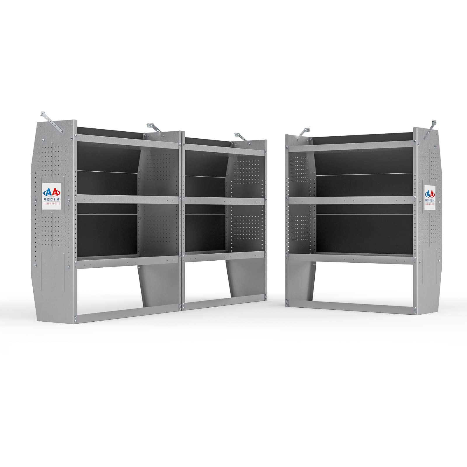 Buy AA Products SH4603(3) Steel Low/Mid/High Roof Van Shelving Storage System Fits Transit, GM