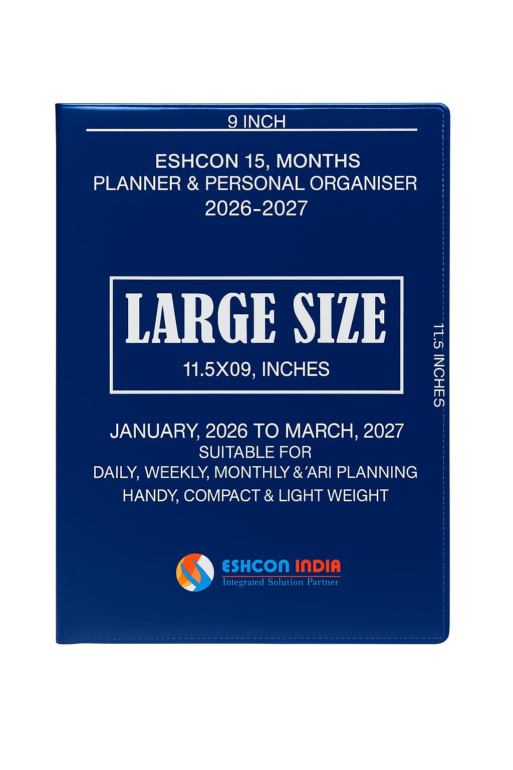 15 Months [2025-2026] LRG PVC Daily Weekly Monthly Yearly Planner Monitor Organiser Habit Tracker [Size: 9x11.5 Inches] January 2025 to March 2026-image-42