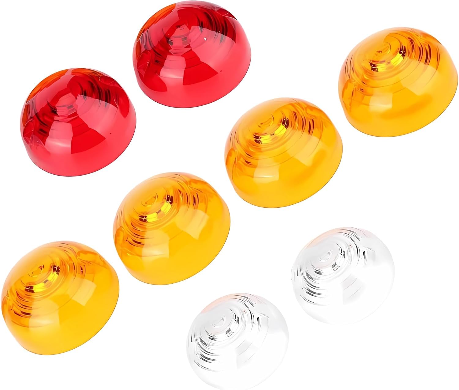 Kit Lenti 8 Pezzi Compatibile con Land Rover Defender e Series 3 (fino al 2006) – Lenti Indicatore, Stop e Posizione – OEM 589285 589284 RTC210