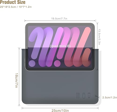 Miniatura 7 de FERYES Bolsas de cosméticos, Gris