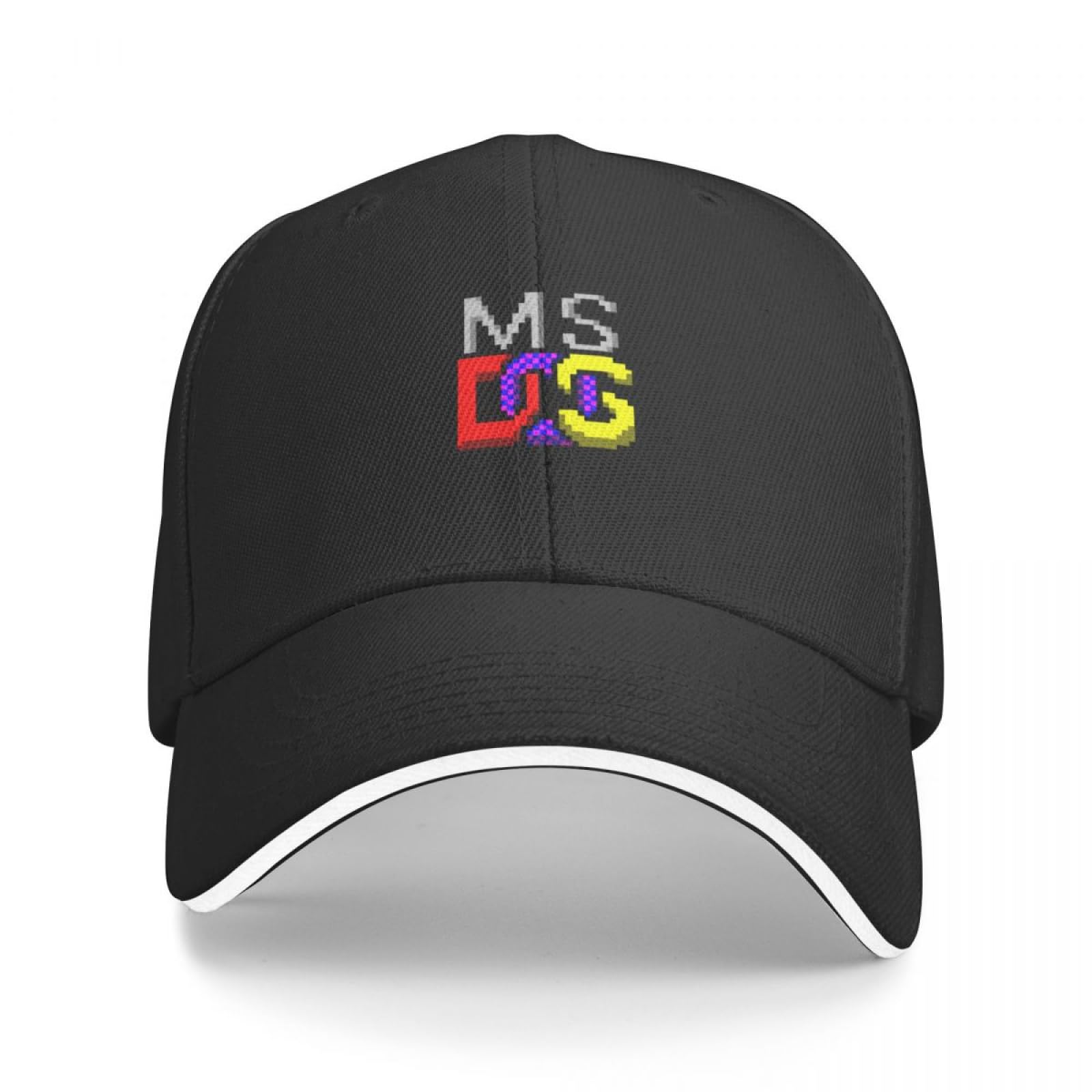CIZIEOE Baseball Cap MS-DOS Technical Support Computer Repair Funny Mountaineering VisorFor The Sun Men Black
