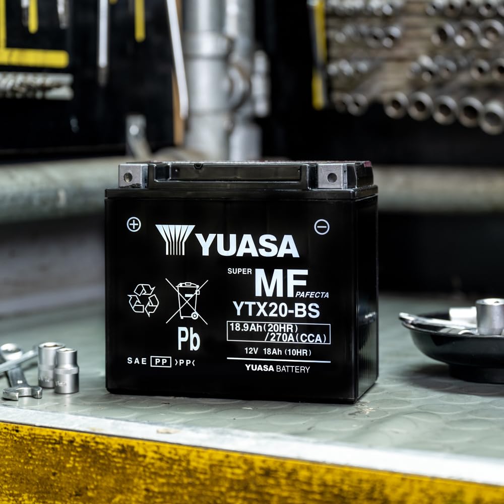 Yuasa YTX20-BS 12V 270 CCA Batería Moto VRLA Lista Instalar