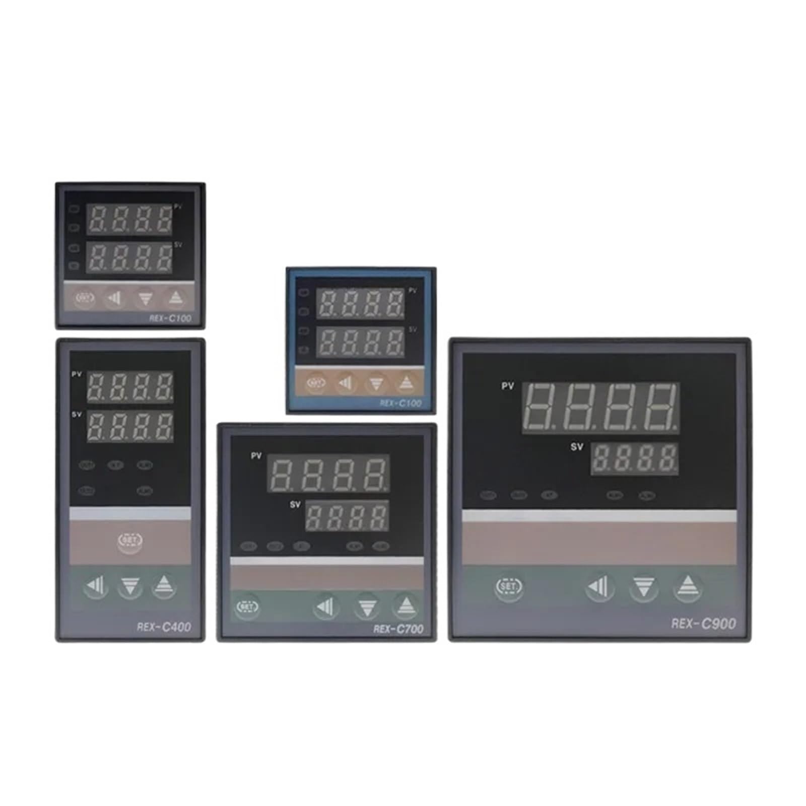 REX-C100 PID intelligent temperature controller REX C400 C700 C900 Thermostat SSR Relay output thermocouple Thermal resistor(REX-C900-M AN)