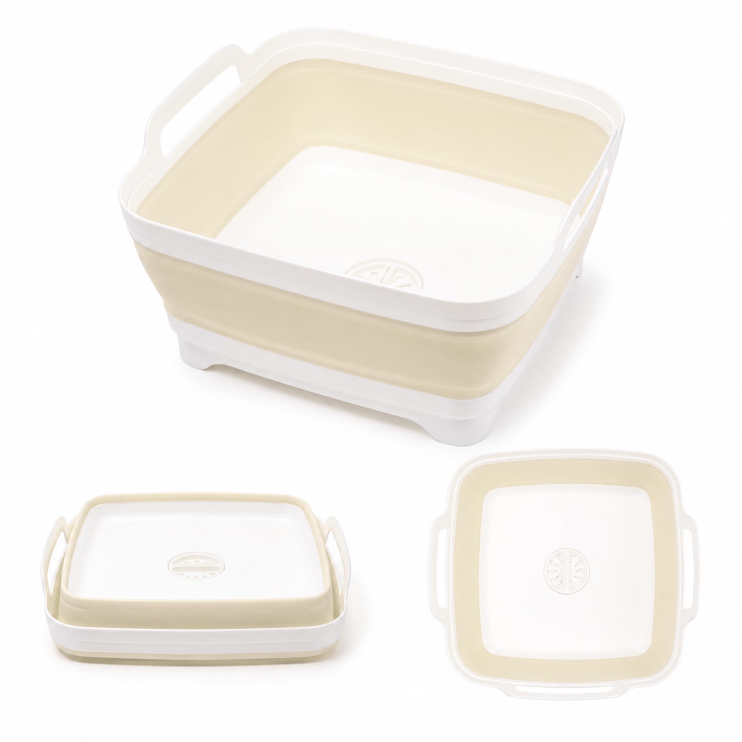 Collapsible Wash Basin for Baby Bottles with Drain Plug 2.4 Gal (9L)