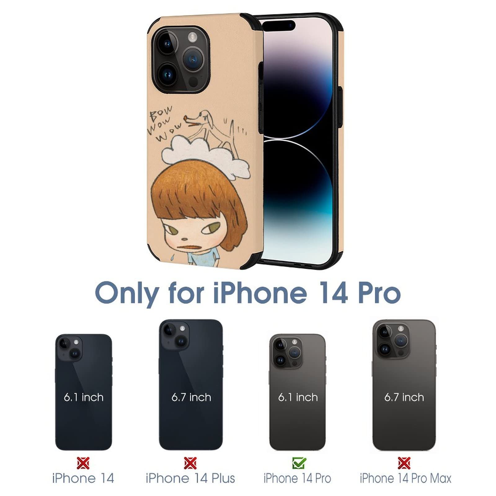 奈良美智　iPhone 14 Pro ケース Amazon.co.jp: ならよしとも 奈良美智iPhone14 対応 ケース iphone 14