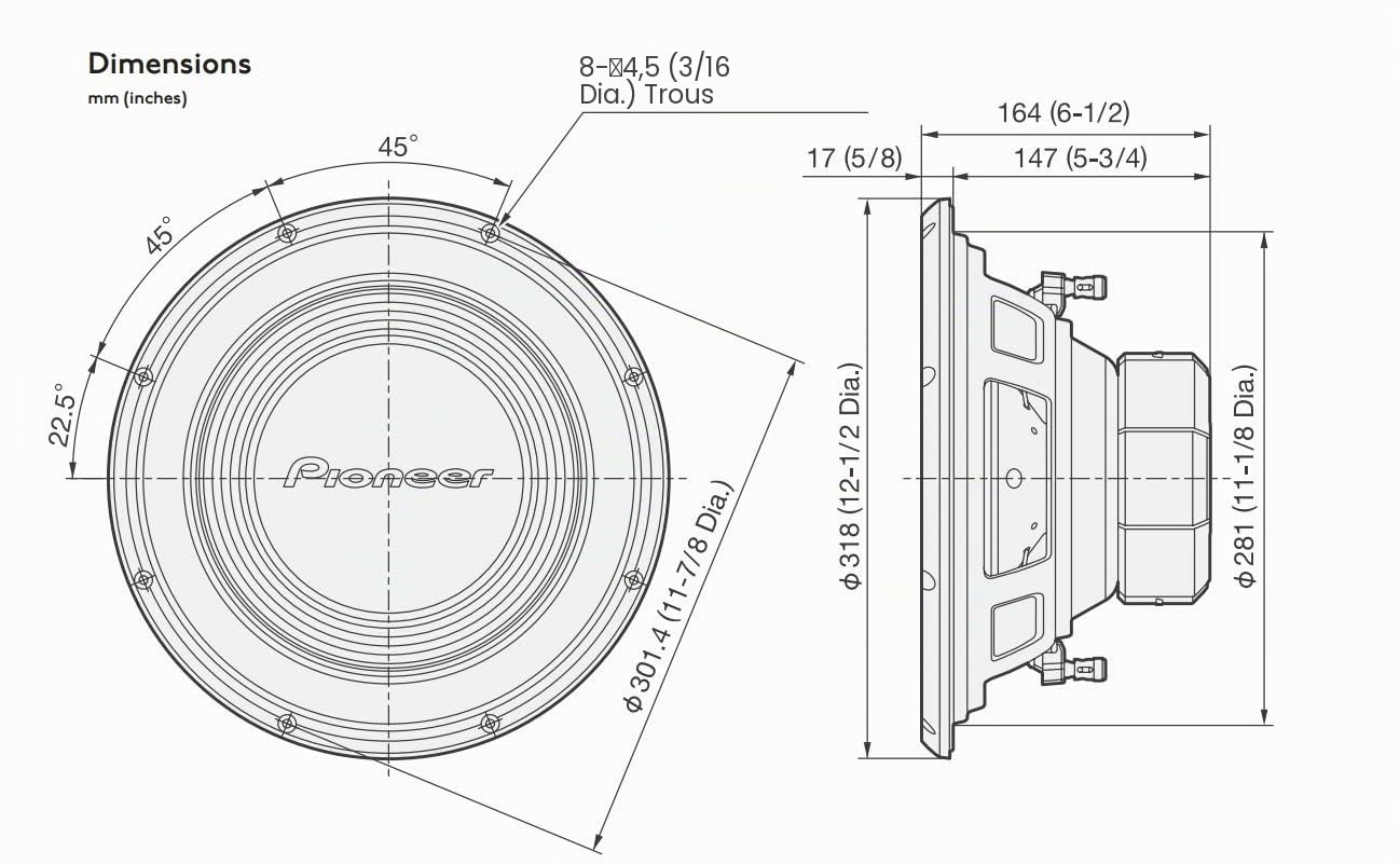 PIONEER TS-A300D4