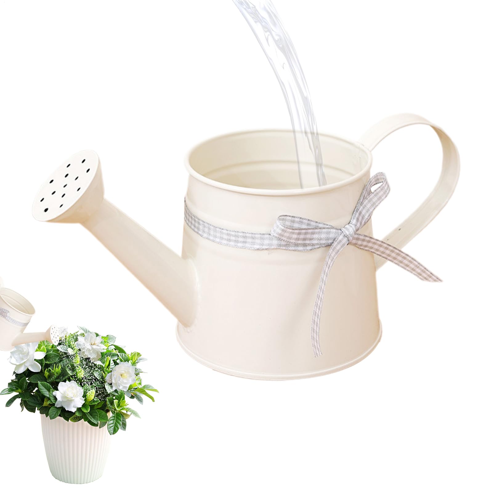 Small Watering Can For Indoor, Precise Water Control, Iron, Can With Sprinkler Head, Flower Arrangement Bucket, Wide Range Of Uses, For Home Office Balcony Garden Outdoor Indoor