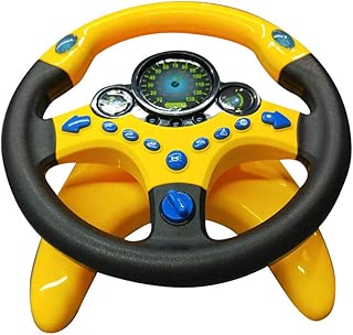 yjoyce Simulated Driving Simulation Steering Wheel, Singing and Telling the Story of the Steering Wheel Early Childhood Education Educational Toys