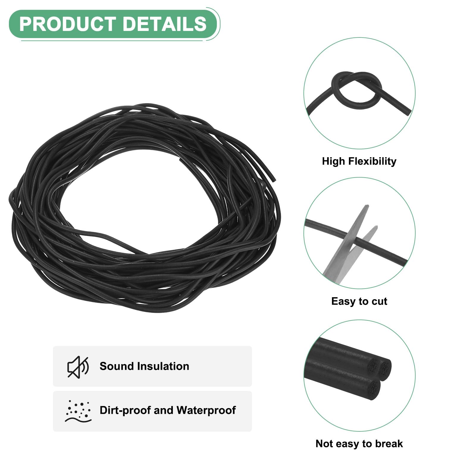 M METERXITY 1-Pack Backer Rod - Image 2