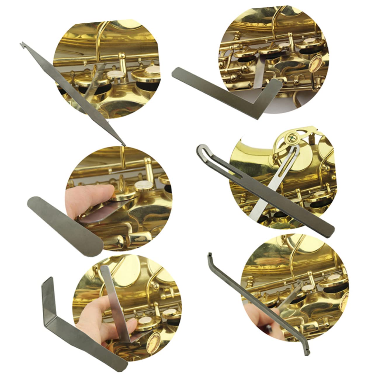 Toyvian 1set Strumenti Per Riparazione Strumenti Fiato Kit Manutenzione Per Clarinetto e Sax Portatile e Leggero Design Ergonomico Facile Da Usare Adatto