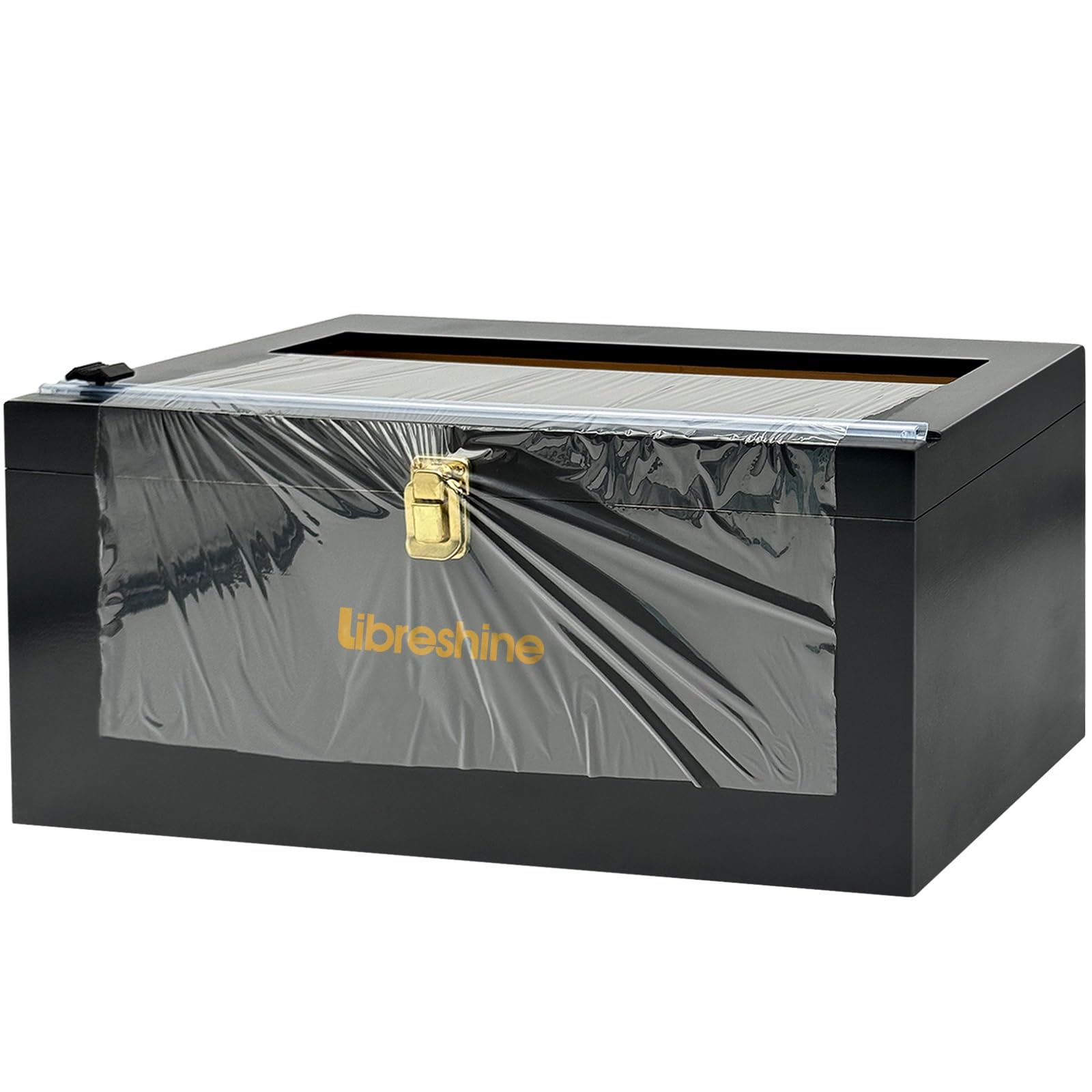 12" Black Commercial Foil & Plastic Wrap Dispenser Organizer w/Slider Cutter & Roller - Heavy Duty XL Holder for 3000ft Film, 1000ft Foil Rolls - Kitchen, Restaurant, Foodservice Storage