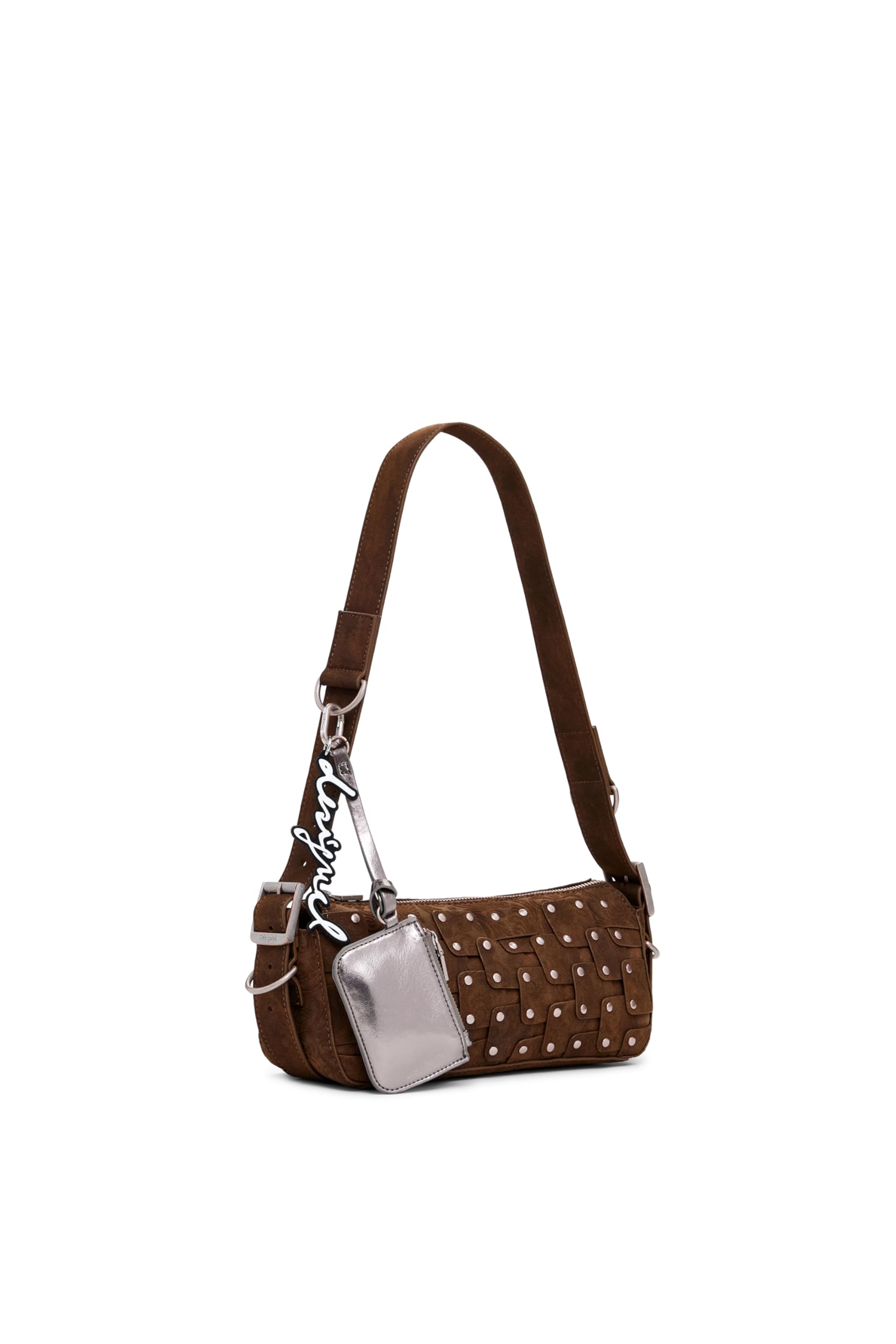 Desigual cross body bag shoulder bag New Patch 1 Crossbody Bag Chocolate dark brown
